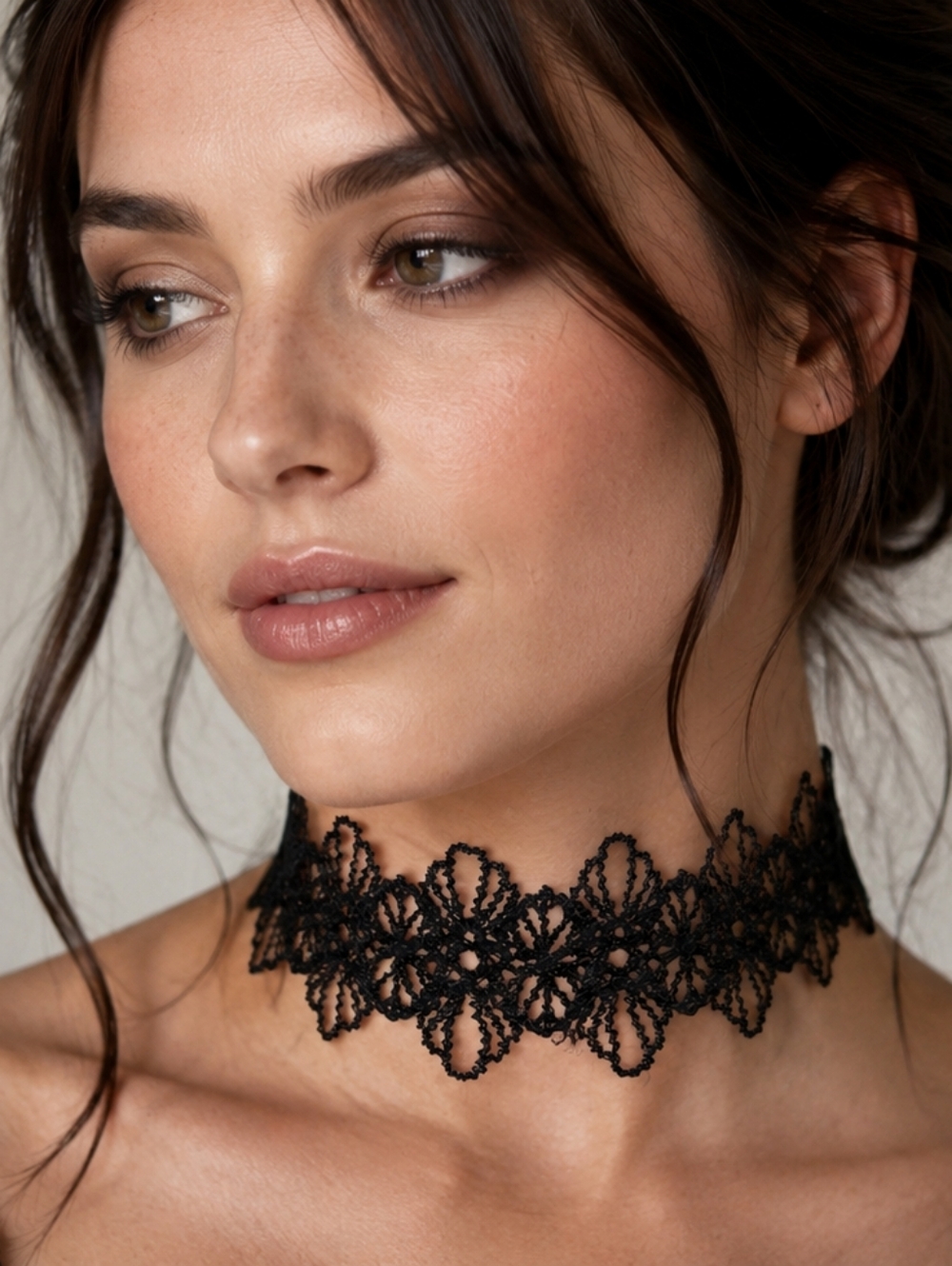 Black Lace Choker Necklace